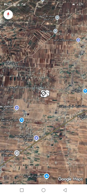 أرض زراعي طريق دير بعلبة مفرق كفر عبد